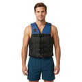 HANA Dual Sport 50 N life jacket, Navy – front view, worn by a man