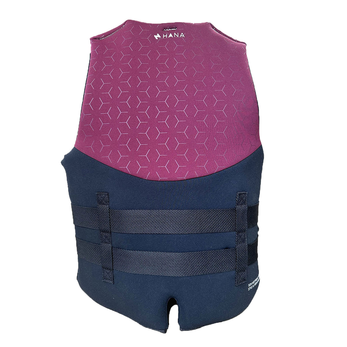Gilet de sauvetage HANA Neo Vest 50 N Bordeaux – vue de dos