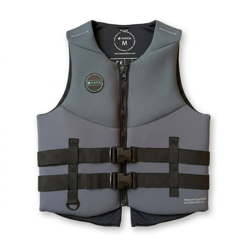 Gilet de sauvetage HANA Neo Vest 50 N Gris – vue de face