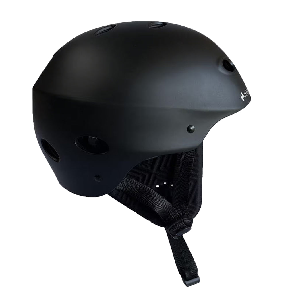 HANA black helmet with ear protection