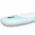 HANA California 2026 inflatable paddle board in Mint – side rail