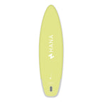Aufblasbares SUP-Board HANA California 10’2 in Lemon – Board von unten