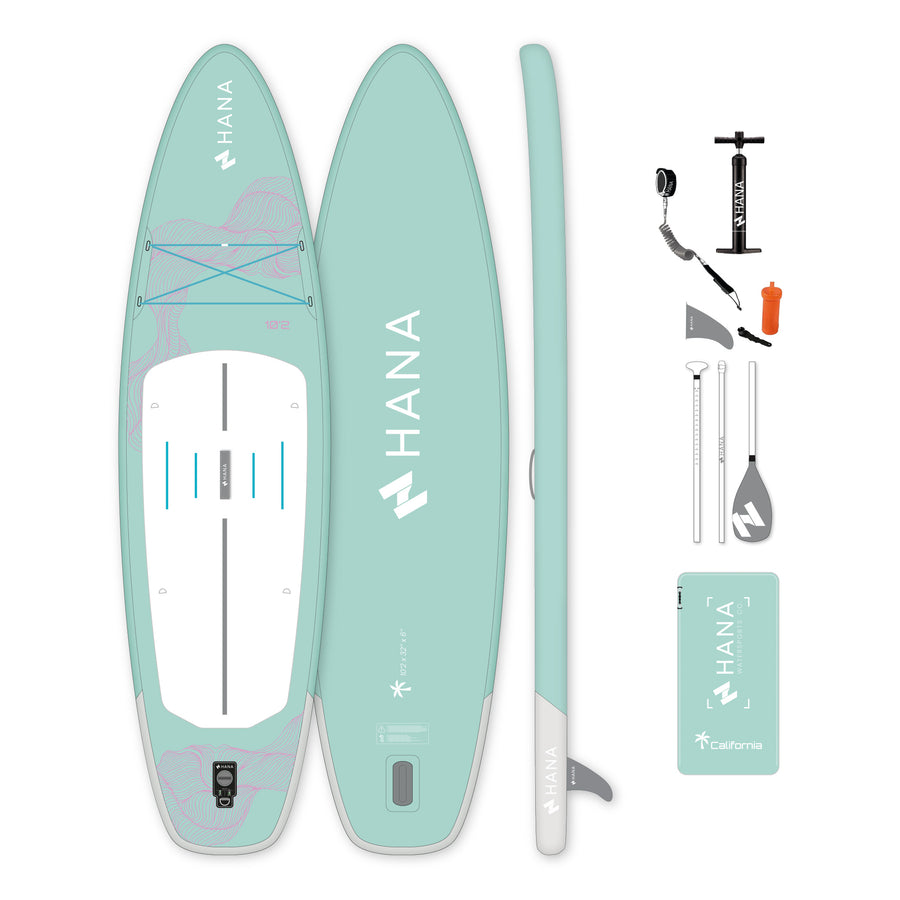 Paddle gonflable HANA California 2027 10’2 | Pack complet – Mint