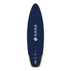 HANA California 10’2 inflatable paddle board in Navy – board bottom view