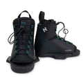 Pair of HANA Carver wake bindings, three-quarter view