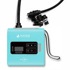 HANA E-FLOW MAX electric pump with its hose and nozzles