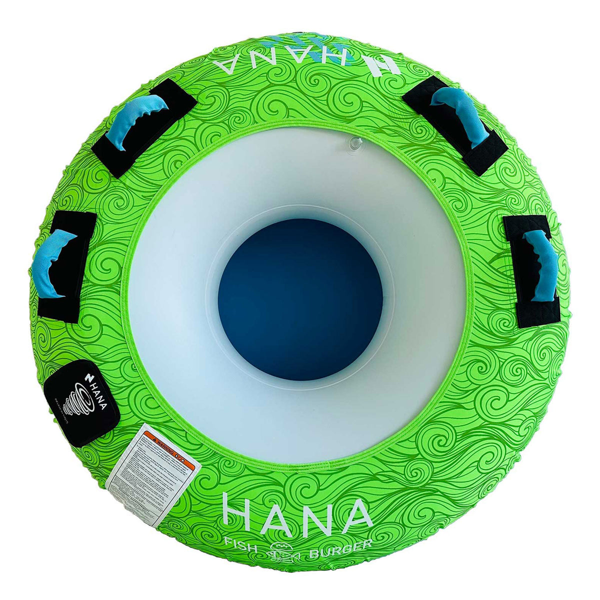 HANA Fishburger towable tube – top view