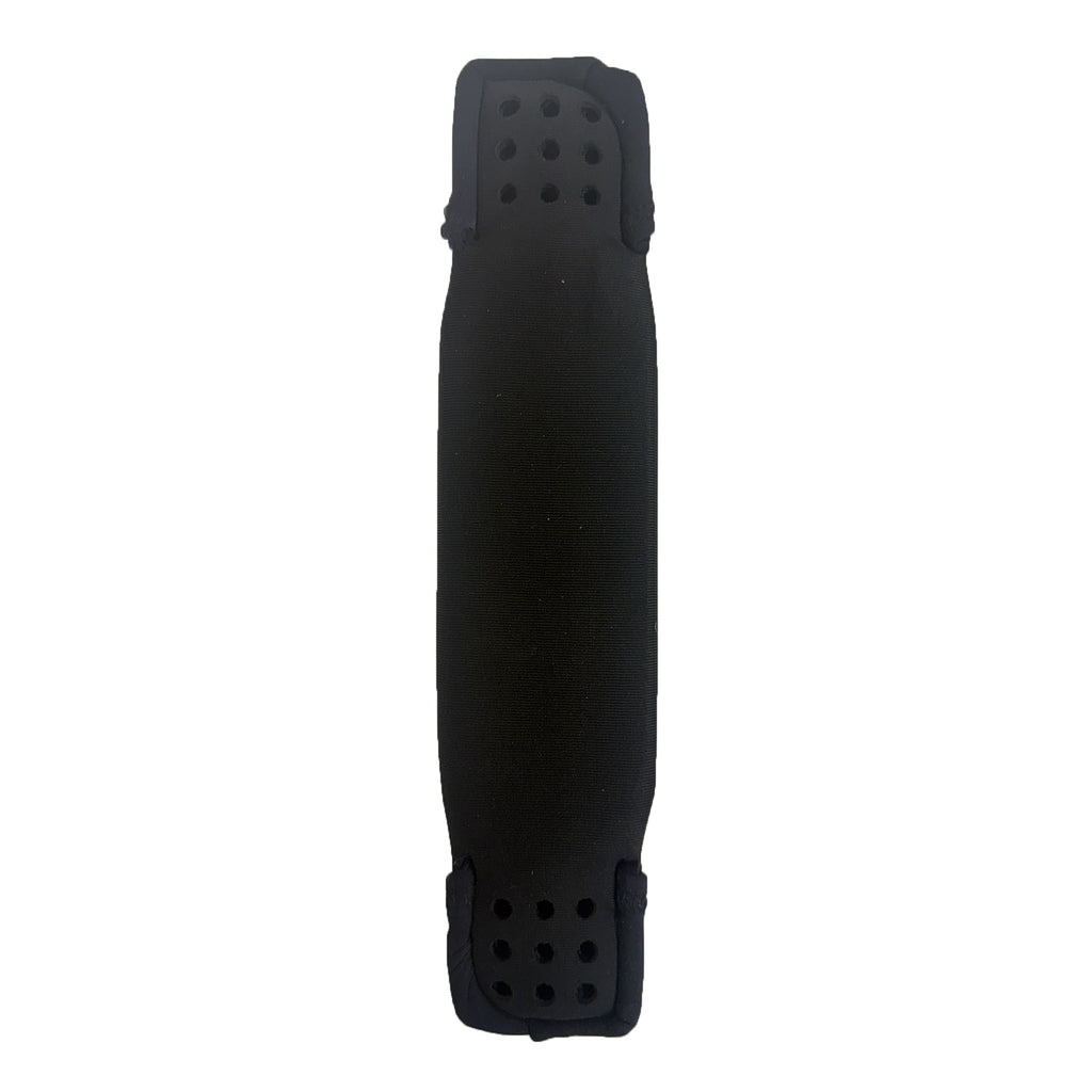 HANA Premium single ergonomic footstrap – underside with adjustment holes for screws and inserts
