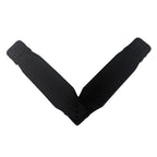 HANA Premium double V footstrap – underside with adjustment holes for screws and inserts