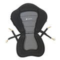 HANA Premium black kayak seat with backrest and its 4 snap hooks