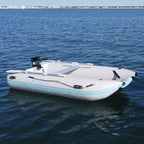 HANA Manta 249 inflatable tender – on the water with an outboard motor