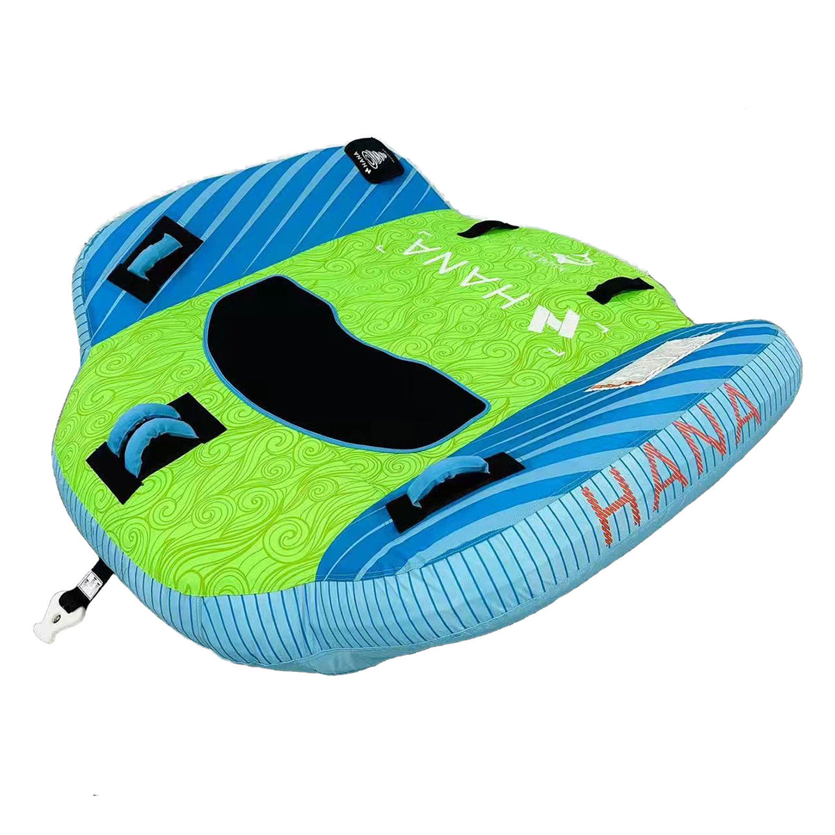 HANA Marlin 2-rider towable tube – three-quarter view