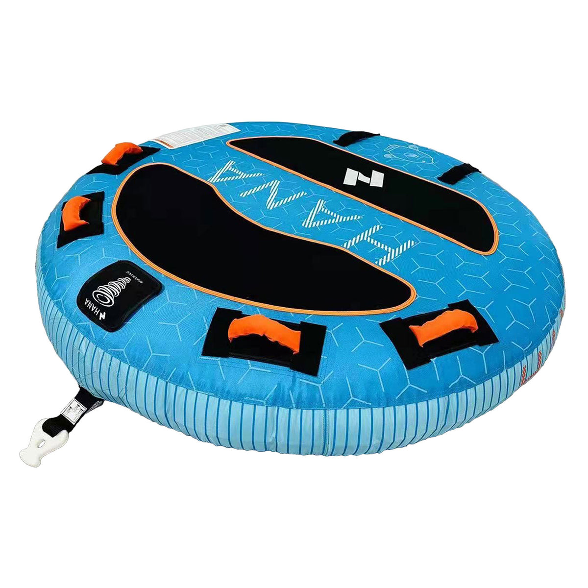 HANA Moon 1-rider towable tube – three-quarter view