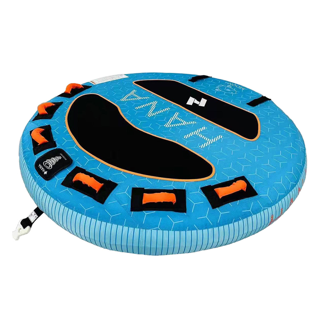 HANA Moon 2-rider towable tube – three-quarter view