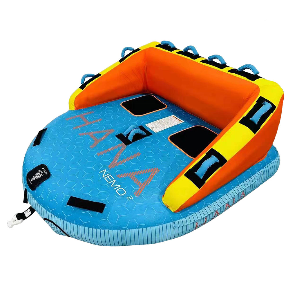 HANA Nemo 2-rider towable tube – three-quarter view