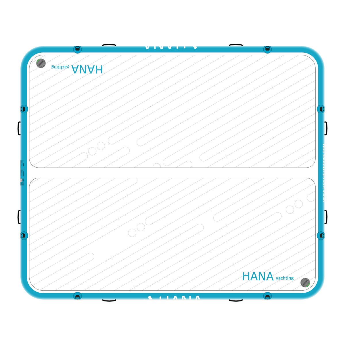 HANA Yachting inflatable platform – top view