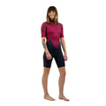 HANA Portofino women’s 3/2 mm shorty wetsuit in Purple – front view
