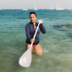 Woman sea walking with the HANA Premium paddle