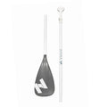 White HANA Premium adjustable SUP paddle, taken apart