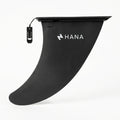 Aileron à clavette 9" HANA noir, avec sa clavette reliée par un cordon