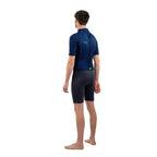 HANA Waimea men’s 3/2 mm shorty wetsuit in Navy – back view