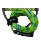 HANA wakeboard handle with its green rope