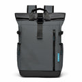 HANA XPlorer 25L water-resistant backpack in Dark Grey, front view