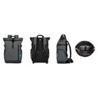 HANA XPlorer 25L backpack in Dark Grey from every angle