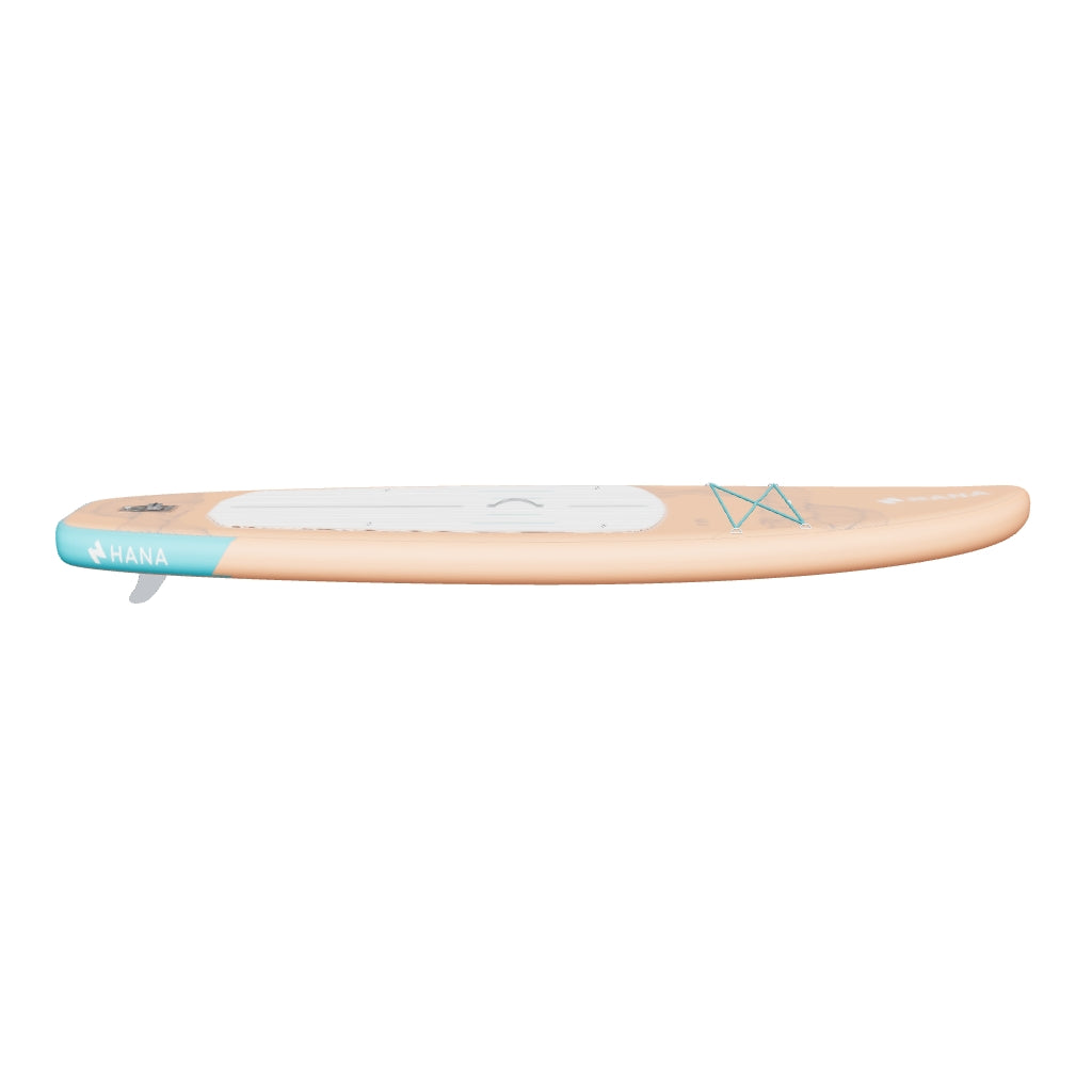 Paddle gonflable HANA California 10’2 coloris Pêche – modèle 3D