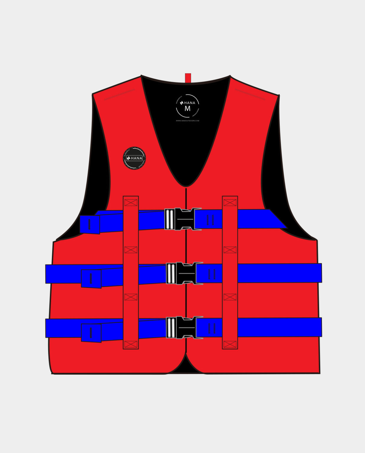 Gilet De Sauvetage Jobe Dual Vest 50N – Unisexe, Rouge, Tailles L/XL – Anneau D, Mousse EPE Légère, Côtés Nylon