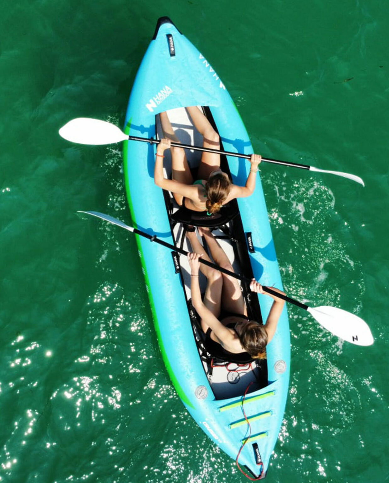 Canoë Kayak gonflabl LAORI 1 à 2 placs + pagai + sac transport + pomp doubl action + siègs + cal-pid au millur prix
